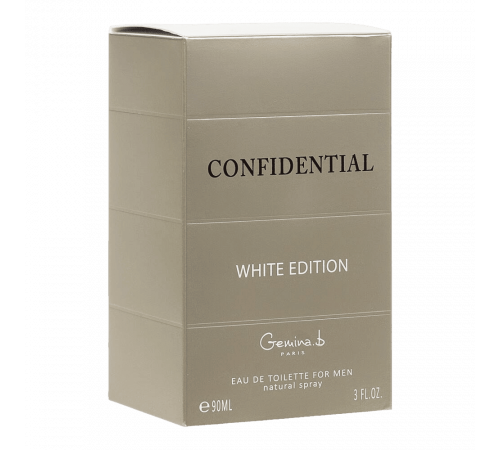 Confidential White Edition men